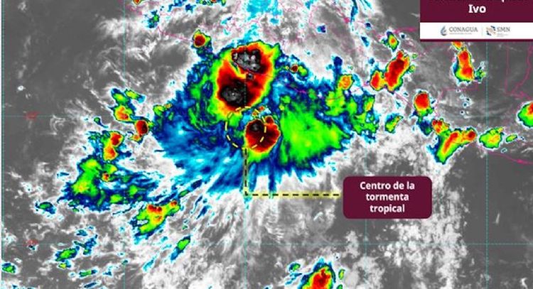 Se forma tormenta tropical Ivo en el Pacífico; se ubica a 310 kilómetros de Acapulco