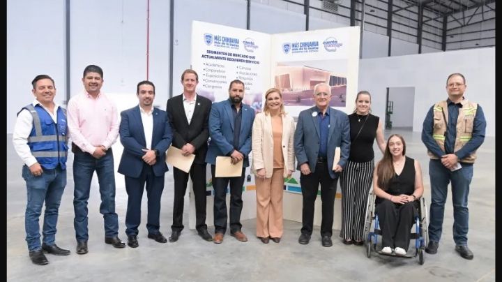 Gobernadora de Chihuahua supervisa obra del Centro de Convenciones de ciudad Cuauhtémoc