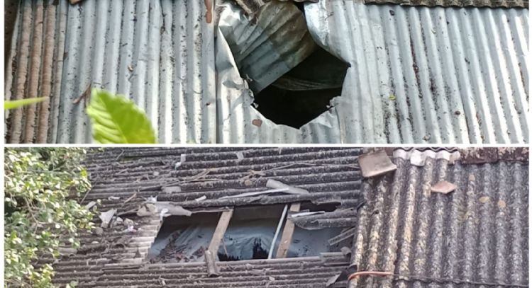 En Papantla, tres adultos y un menor resultaron heridos en un ataque con explosivos desde un dron