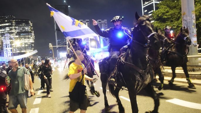 Decenas de miles de personas protestan en Tel Aviv contra plan para ocupar la ciudad de Gaza