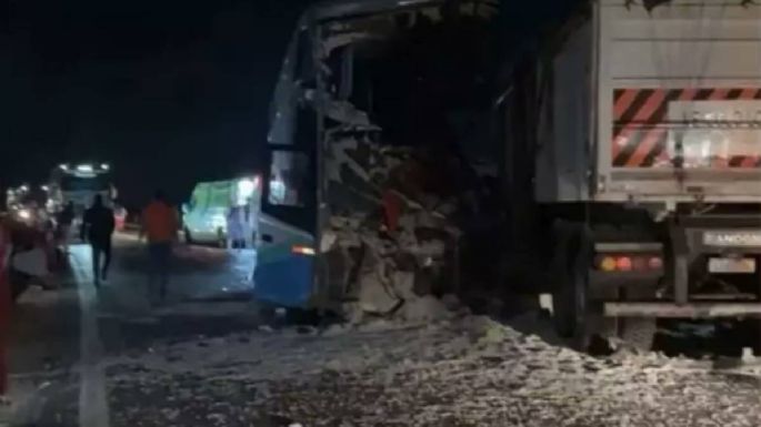 Camión y autobús colisionan en carretera de Mato Grosso, Brasil; hay 11 muertos y casi 50 heridos