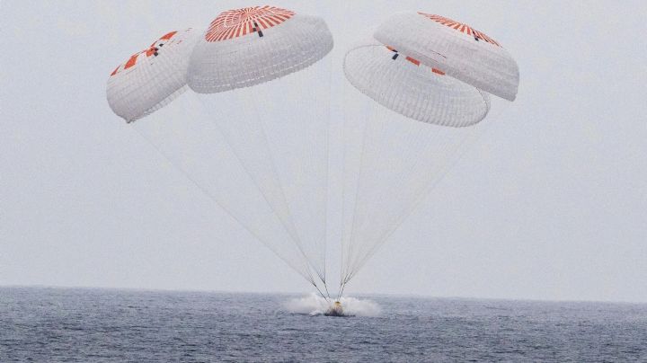 Astronautas regresan a la Tierra con SpaceX después de 9 meses en la Estación Espacial Internacional