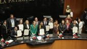 Foto ilustrativa de la nota titulada: Ministros de la nueva Corte toman protesta en el Senado