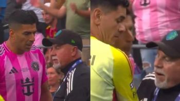Luis Suárez escupe a personal de staff del Seattle Sounders tras perder la final de la Leagues Cup