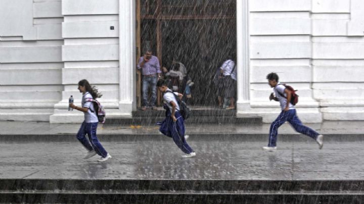 Lluvias intensas en el regreso a clases: este es el pronóstico del lunes 1 al jueves 4 de septiembre