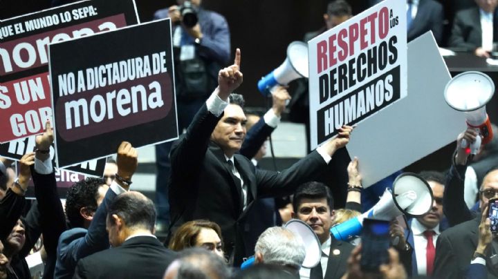 PRI intenta reventar la sesión del Congreso; Alito acusa a Morena de ser un cártel (Video)