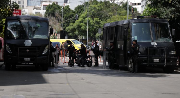 Blindan Senado con Guardia Nacional y Seguridad Pública para toma de protesta de juzgadores del PJ