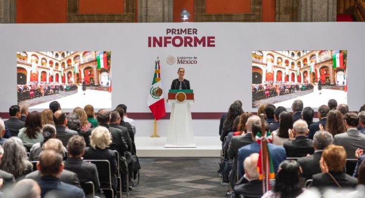 Primer informe de Sheinbaum asegura que es un "gobierno del pueblo, para el pueblo"