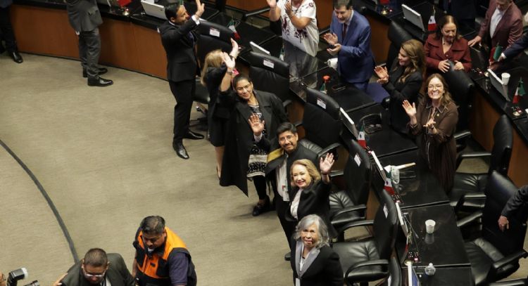 Ministros de la nueva Corte toman protesta en el Senado