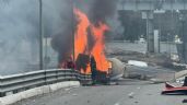 Foto ilustrativa de la nota titulada: Son 57 los heridos por la explosión de pipa en el Puente de la Concordia; 19 están graves