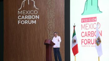 Inaugura Américo la 5ª edición del México Carbon Forum en Tampico
