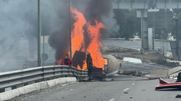 Explota pipa de gas en el puente La Concordia de Iztapalapa (Videos)