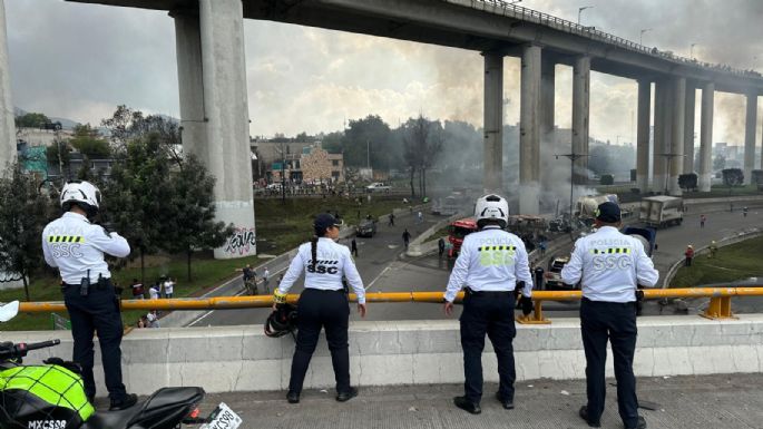 Explota pipa de gas en el puente La Concordia de Iztapalapa (Videos)