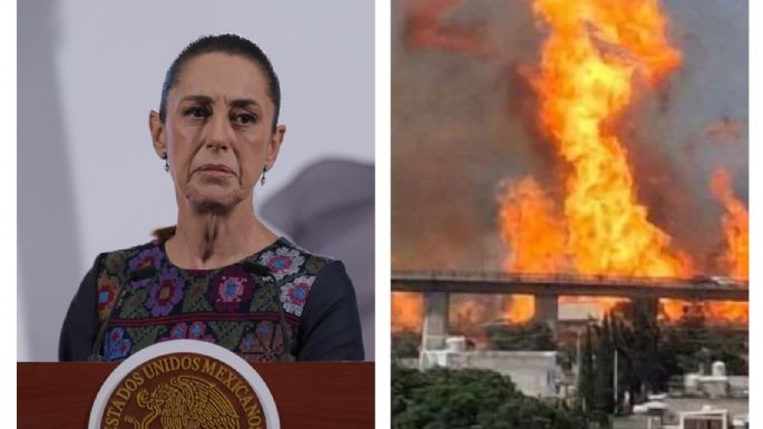 Sheinbaum ofrece apoyo a familiares de víctimas de la explosión de pipa en Iztapalapa