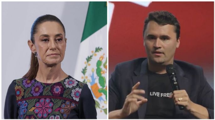 Sheinbaum lamenta el asesinato de Charlie Kirk, activista conservador y aliado de Trump