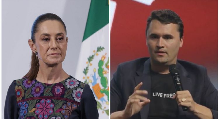 Sheinbaum lamenta el asesinato de Charlie Kirk, activista conservador y aliado de Trump