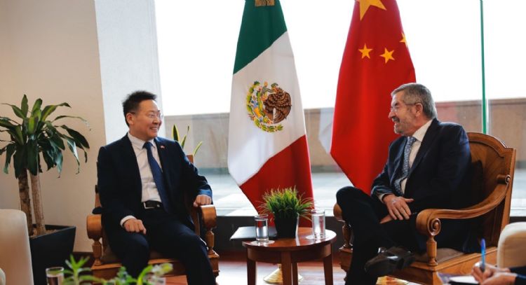 El canciller recibe al embajador de China tras la imposición de aranceles
