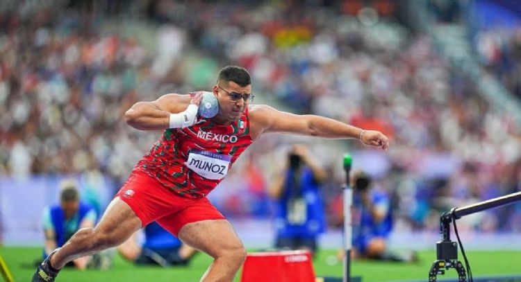 Uziel Muñoz gana histórica plata mundial en lanzamiento de bala