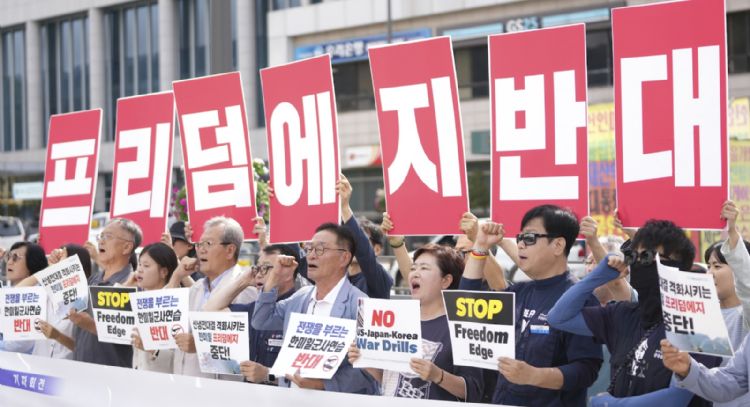 EU, Corea del Sur y Japón inician ejercicio conjunto aéreo y naval