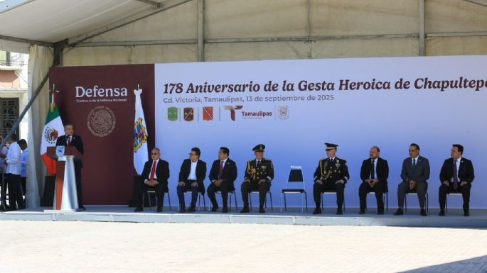 Preside Américo ceremonia del 178 aniversario de la Gesta Heroica de los Niños Héroes de Chapultepec