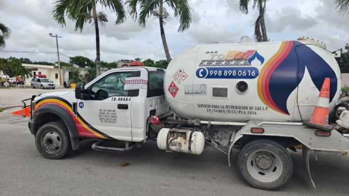 Cancún: reportan fuga de gas en pipa de empresa ligada a explosión en Iztapalapa (Video)