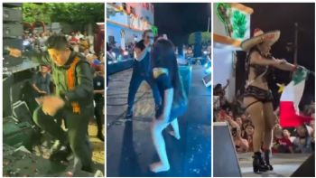 Alcalde de Reforma conmemora Independencia de México con bailarinas en poca ropa