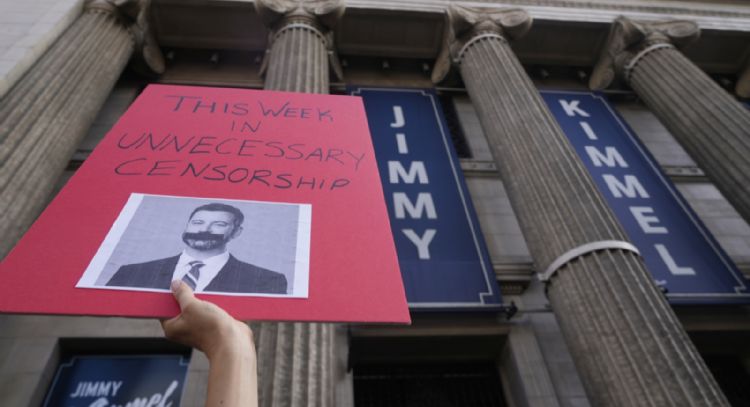 La libertad de expresión bajo la lupa en EU tras la cancelación del show de Jimmy Kimmel