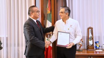 Nombra Américo Villarreal Anaya a Marco Antonio García Barrientos como nuevo consejero jurídico