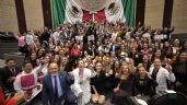 Foto ilustrativa de la nota titulada: Diputados morenistas felicitan a Sheinbaum por su primer informe de gobierno