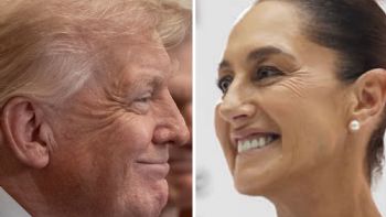 Sheinbaum me cae muy bien, es muy elegante, hermosa... pero México está dirigido por cárteles: Trump