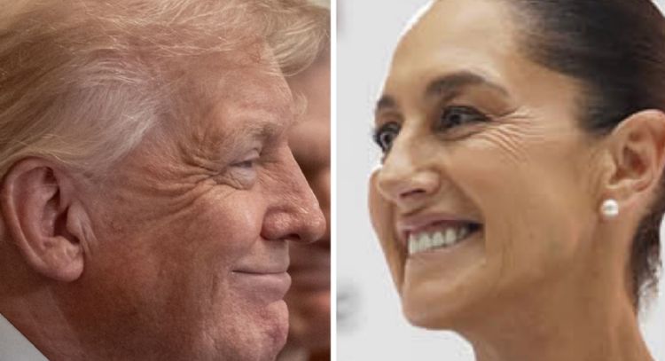 Sheinbaum me cae muy bien, es muy elegante, hermosa... pero México está dirigido por cárteles: Trump