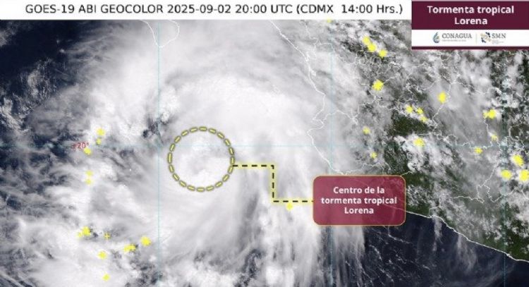 Llaman a extremar precaución por el ciclón Lorena; prevén que sea huracán y toque tierra el viernes