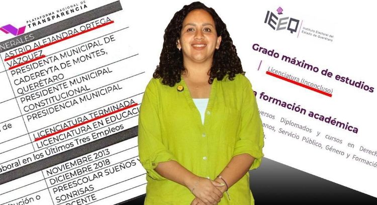 “Les arde el rabo”: alcaldesa de Cadereyta de Montes admite que no se ha titulado
