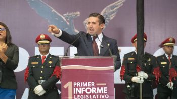 Pedro Haces rindió su primer informe como diputado local; destaca programas para mujeres de Tlalpan