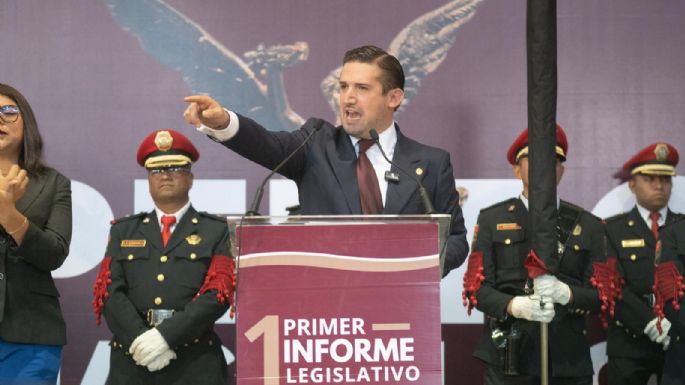 Pedro Haces rindió su primer informe como diputado local; destaca programas para mujeres de Tlalpan