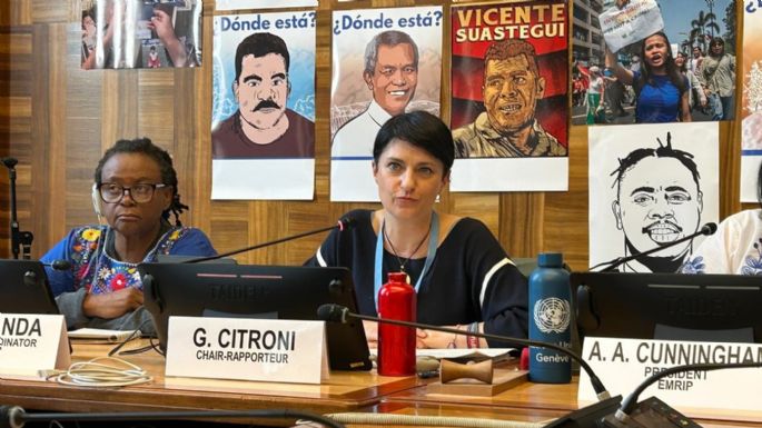 México presume en la ONU "alta prioridad" en la búsqueda de desaparecidos
