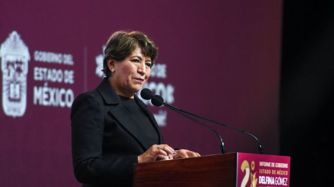 “No renunciaré”: Delfina Gómez aclara en su informe que terminará el sexenio como gobernadora