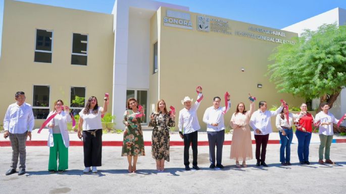 Gobernador Durazo inaugura albergue para familiares de pacientes del hospital de especialidades