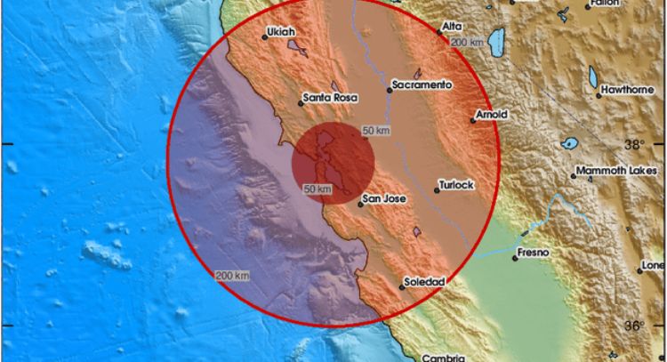 Sismo de magnitud 4.3 sacude área de la Bahía de San Francisco; no hay reportes de daños