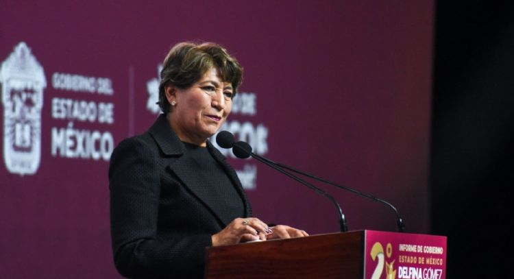 â€œNo renunciarÃ©â€: Delfina GÃ³mez aclara en su informe que terminarÃ¡ el sexenio como gobernadora