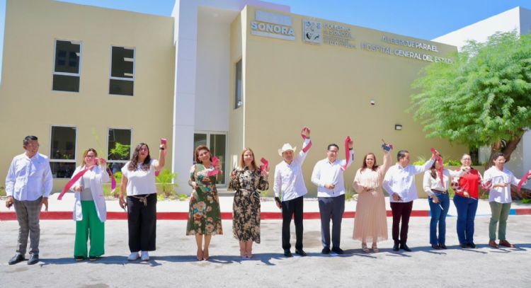 Gobernador Durazo inaugura albergue para familiares de pacientes del hospital de especialidades
