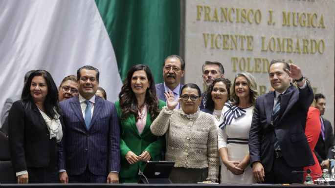 Rosa Icela Rodríguez defiende ante diputados la estrategia de seguridad de Sheinbaum y AMLO