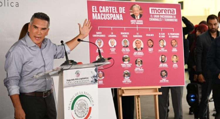 “Alito” Moreno denuncia al “Cártel de Macuspana” ante la DEA y el FBI