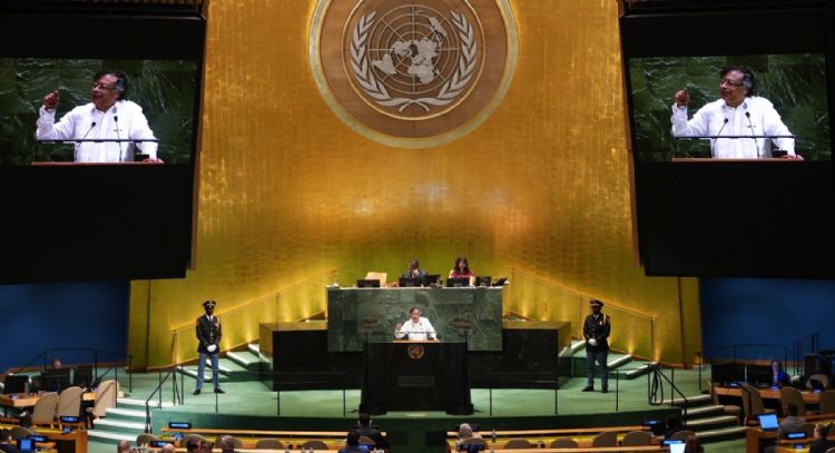 Petro arremete contra Trump en la ONU; exige proceso penal por bombardear lanchas en el Caribe