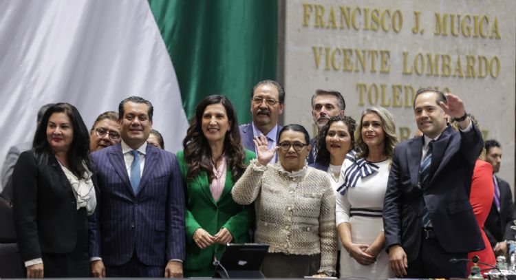 Rosa Icela Rodríguez defiende ante diputados la estrategia de seguridad de Sheinbaum y AMLO