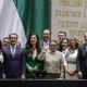Rosa Icela Rodríguez defiende ante diputados la estrategia de seguridad de Sheinbaum y AMLO