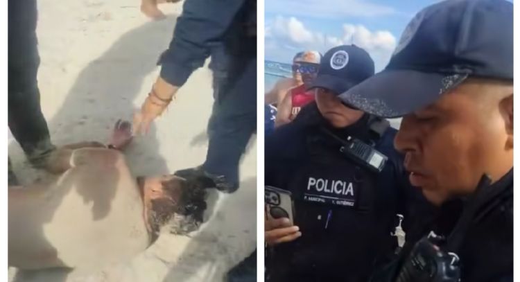 Denuncian brutalidad policiaca en Playa del Carmen; pescador murió tras ser detenido (Video)