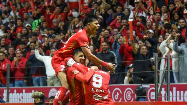 Toluca golea 6-2 a Monterrey en la Liga MX; América gana a San Luis