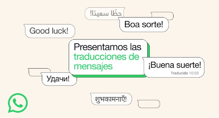 WhatsApp agrega la traducción de mensajes automática: así funcionará