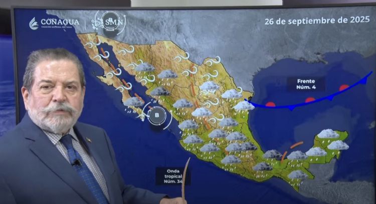 Lluvias fuertes no darán tregua el fin de semana: así impactarán en cada estado de viernes a lunes